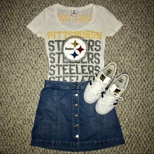 PINK! Team jersey tee-shirt, Steelers